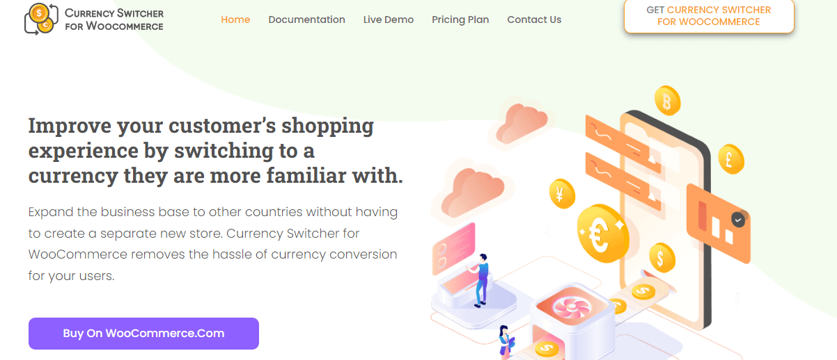 Currency Switcher For WooCommerce